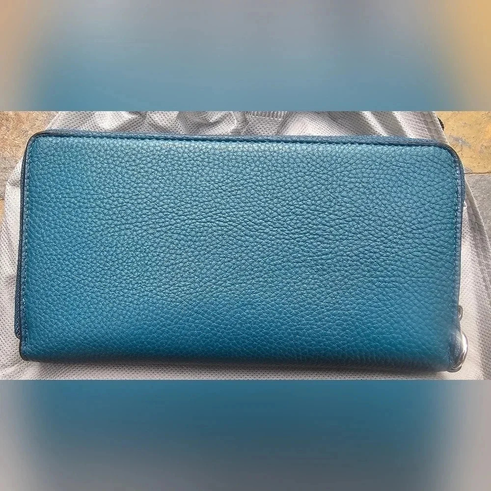 Jessica Moore Teal Wallet Wristlet  NWOT - Picture 2 of 13